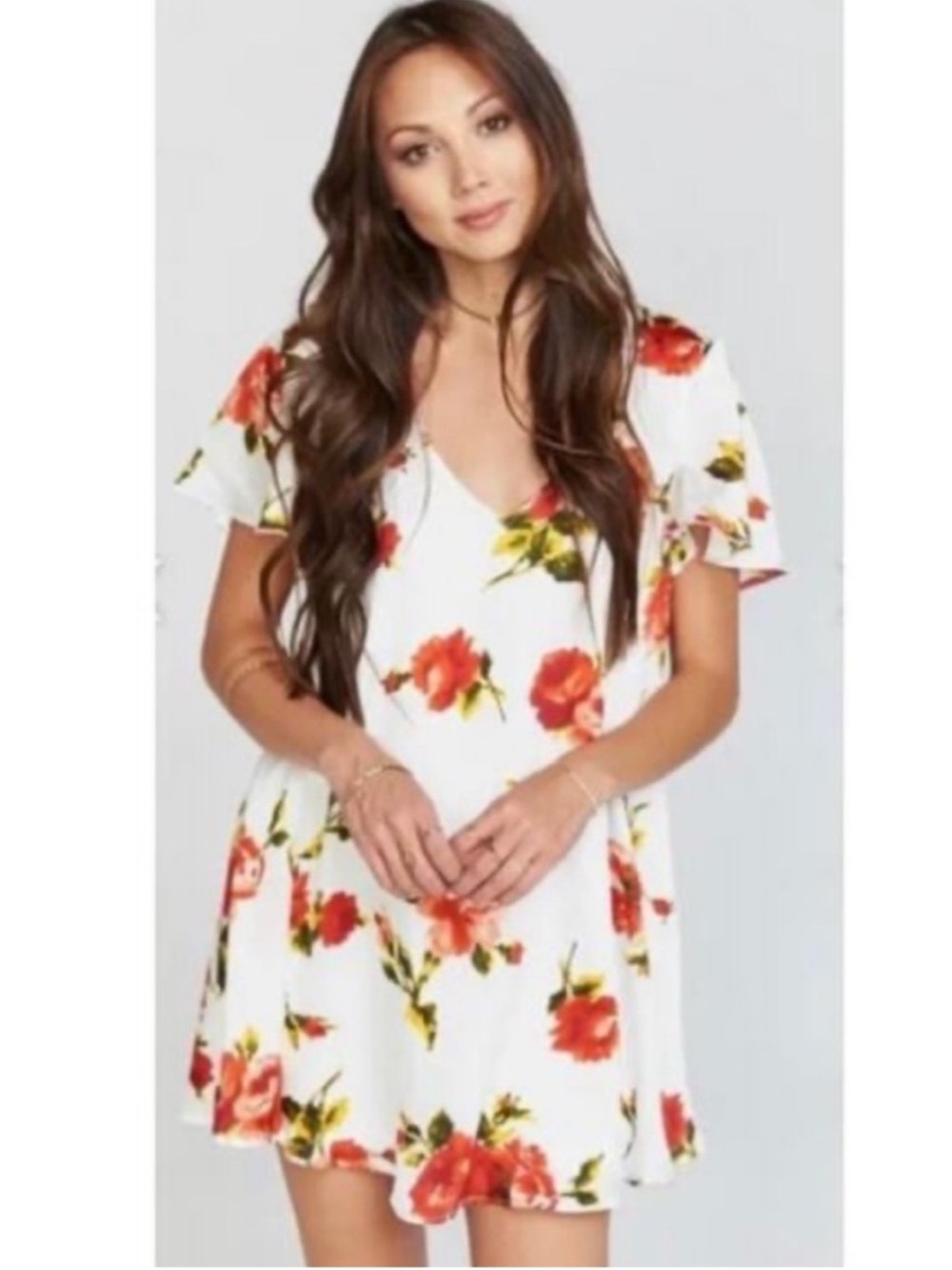 Show Me Your MuMu Kylie mini dress Rosa Bonita floral pattern NEW